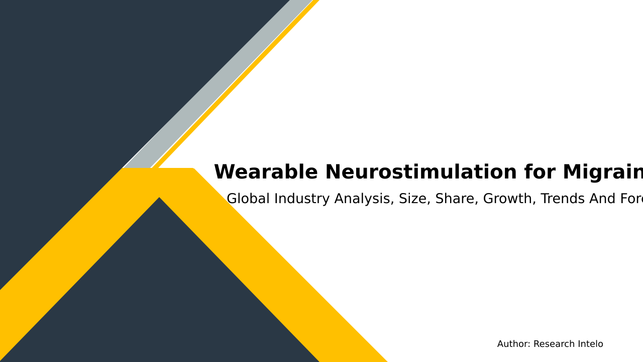 Wearable Neurostimulation for Migraine Market Research Report 2033